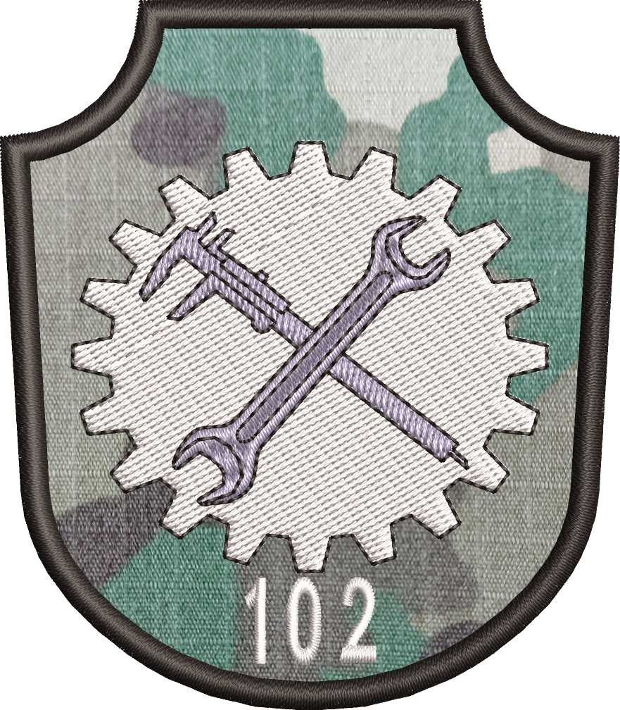 EMBLEMA COMBAT BATALIONUL 102